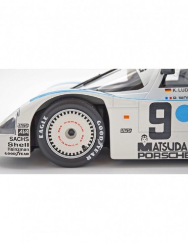 PORSCHE 962 C N.9 1000 KM Nürburgring 1987 Ludwig Wollek 1/18